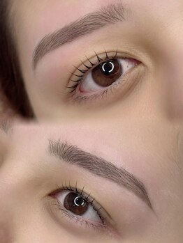 ミニョン(Mignon)の写真/【似合わせアイブロウWAX】骨格に合わせた黄金比を提案。眉の形を整え、洗練された目元の印象へ◎