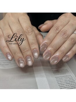リリー(Lily)の写真/深爪さんでも長さだし可能！理想のフォルム長さで指先を彩りコンプレックスなくそう☆