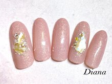 ディアナ ひたちなか高場店(DIANA)/定額ネイル　6600円　B‐007