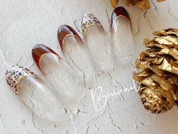 ボネール(nail ＆ eyelash Bounail)/ツイード フレンチ 大人　秋冬