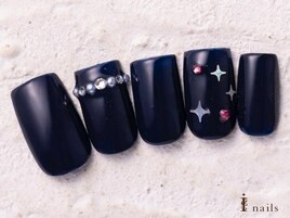 Y2Kキラキラネイビー7480円