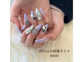 詰め込みネイル