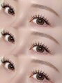 アイラッシュ クリッシー 渋谷店(Eyelash Chrissie) フラットラッシュブラックカラー160本/束感コーティング仕上げ