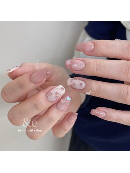 アンドイー(&e)の写真/全スタッフ検定1級所持の技術で理想の指先へ！初めてでも丁寧に寄り添うサロン☆