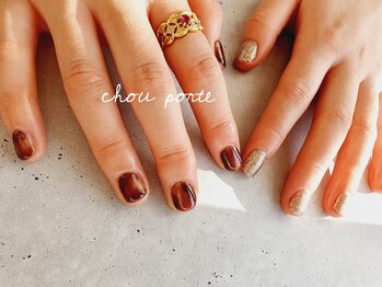 シュポルテ(chou porte)/アシンメトリーネイル