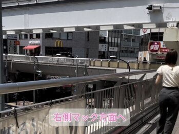 ヨサパーク カプア 立川本店(YOSA PARK Kapua)/2.右側マクドナルド方面へ