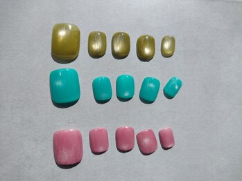 フットネイルワンカラー