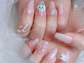 イル 神戸店/レースネイル×グラデーション