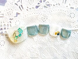 夏フットネイル｜パラジェル