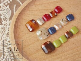 フット選べるデザイン アート4本