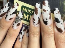 チップ長さだしで可愛い指先へ＊手描きアートもおまかせ♪