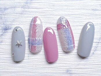 インプレス 蒲田店(Impress)/チェック柄ネイル