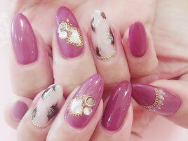 大人の冬ネイル