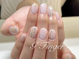 袴×ホワイト系和風アート