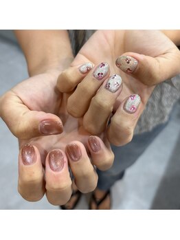 アンジー 辻堂店(Angie)/アシメネイル/マグネット/ドット