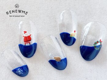 レニューム 祖師ヶ谷大蔵店(RENEWME)の写真/ナチュラル~季節感・イベントを楽しみたい方にも!トレンドデザイン&カラーを豊富にご用意しております♪