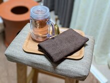 エムビーアール 京都店(MBR)の雰囲気(蒸しながら飲んで頂く漢方のお茶/タオルもご用意しております)