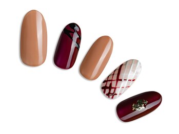 プラスネイル 銀座中央通り店(PLUS NAIL)/【807】バレンタインネイル¥7139