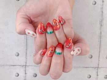 ネイル ビューティーマジック 葛西本店/スイカネイル