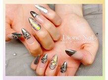 ディオーネ ネイルスタジオ(Dione)/マイルドゴシック風ネイル