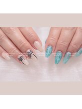 エシンネイルアート 池袋(Eshin nailart)/夏ネイル　水滴