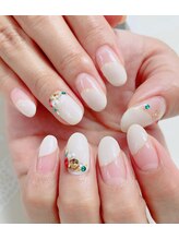 ネイルサロン ティアラリュクス 市川北口店(Tiara Luxe)/Xmasストーンネイル