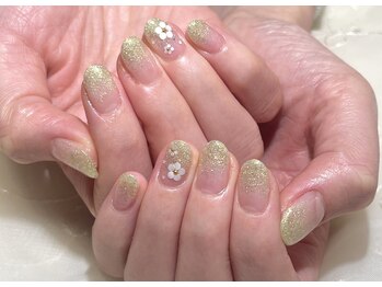 ティアリス(NAIL SALON TIARIS)/アート2本 フラワーネイル