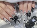 ヒョウ柄ネイル　担当Mao