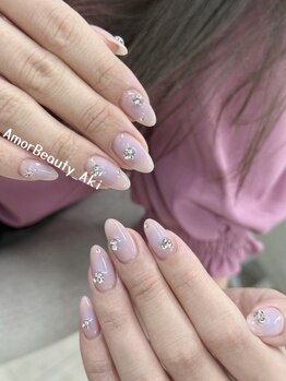 アモールビューティー 新宿店(Amor Beauty)の写真/長さだし×激カワパーツ★お目当てのパーツが見つかるかも！大好きを詰め込んだ理想のネイルに♪