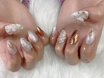 ネイルミュウ(Nail miu)の写真/【韓国ネイル/ワンホンネイル大歓迎♪】トレンドネイルや季節感のあるデザインお任せください◎