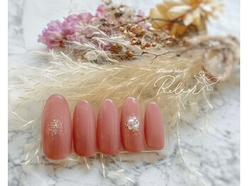 ロワゾブル ルリエ(L'oiseau bleu Relier)/ワンポイントオフィスネイル