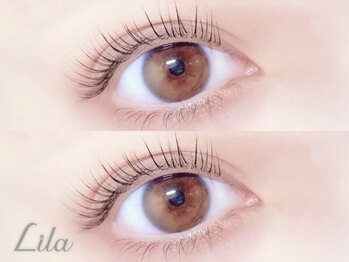 リラ 岡本店(Lila)の写真/[岡本/まつ毛パーマ/パリジェンヌ］【フラットラッシュ・LEDマツエク取扱店】濃いX軽量Xモチ良さ◎