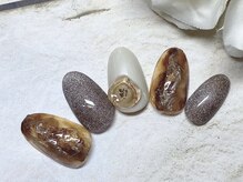 アルセア 上野御徒町店(Alcea)/べっこうネイル　シーリング