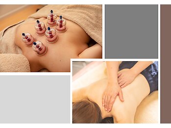 からだととのえ家さん 健美楽寿鍼灸院 整骨院/カッピングとアロマリンパ