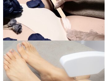 シルビー(CILBE)の写真/全身脱毛+VIOMIX(wax＋光)脱毛付き◎デリケ-トな部分はその日にツルツルの仕上がり♪プロの施術で信頼度◎