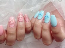 ジョアネイル(JOA Nail)/クロムパーツ/ピンク/ブルー
