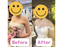 ボディキュア ブライダル美容整体 大阪梅田/自信のデコルテラインに/梅田