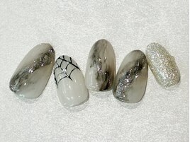 ハロウィンネイル/秋デザイン