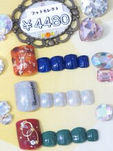ネイルンデコ (Nailn Deco)/フット☆セレクトネイル♪ ¥4480