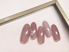 大人可愛いラメネイル￥6800