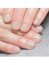 たゆ ネイル(たゆnail)/自然なワンカラーネイル☆