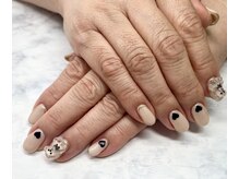 はあとねいる 宇都宮御幸ヶ原店/ハートくまちゃんネイル