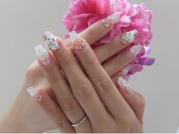 ネイルサロンミキ 横浜(MIKI)/着物和装ブライダル3D花ストーン