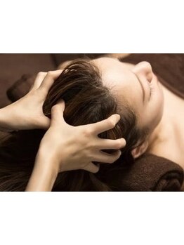 ヘッドスパで癒されたい