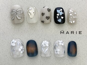 ザ マリー 三条店(THE MARIE)の写真/【初回オフ¥0】トレンド手描きアート多数★デザインや仕上がりの可愛さに口コミ高評価◎お爪の形もご提案