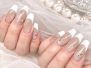 ニュアンス×フレンチネイル