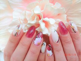 フラワーネイル