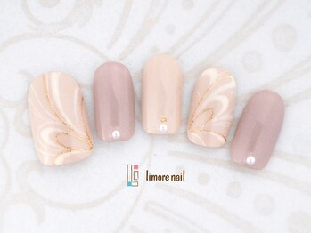 リモアネイル(limore nail)/ピーコック風☆