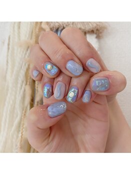 ネイルアトリエ スプーン(spoon)/オーロラネイル