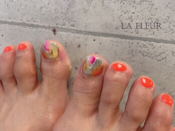 ラ フルール(La Fleur)/foot親指art ◆ La Fleur